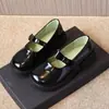 BabeYou 2024 Primavera y Otoño Nuevos Zapatos de Princesa de Cuero para Niñas Zapatos Individuales Negros para Niños Zapatos de Cuero Blancos Estilo Británico para Niñas