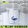 Vaso de Vidrio con Forma de Animal Tridimensional, Resistente a Altas Temperaturas, Asa de Colores, Transparente Dibujo Animado Lindo para el Hogar, Vaso de Vidrio de Borosilicato al por Mayor