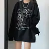 Sudadera Redonda Estilo Americano para Mujer Otoño e Invierno, Nuevo Diseño Primavera y Otoño 2026, Oversize, Top Chic Relajado