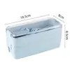 Fiambrera de dos compartimentos estilo japonés, caja para mantener la fruta fresca, cuchara, tenedor y palillos portátiles, fiambrera para estudiante, dormitorio, trabajador de oficina