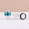 Processamento e Personalização de Materiais de Embalagem para Blush em Formato de Taça de Vinho, Frascos para Creme Contorno, Caixas com Tampa Dupla Flip-Top para Sombra e Iluminador, Materiais de Embalagem Cosmética