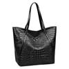 Bolso de Calle Europeo y Americano para Mujer 2025 Nuevo Sencillo Patrón Cocodrilo Transfronterizo Bolso Grande Moda Casual Portátil Hombro Bolso de Mujer