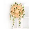 Guirnalda de Flores de Glicinia Artificial Bola de Flores para Techo Vegetación Hotel Sala de Exposiciones Floristería Decoración de Techo de Flores de Glicinia para Ocultar Imperfecciones
