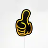Decoração Rica de Bolo Rica e Bonita Cartão Plug-in Bola Dourada Festa de Confeitaria Aniversário Cartão Dourado Criativo