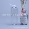 Botella blanca con tapa abatible 400ml tapa transparente de mariposa botella de hombro plano botella dispensadora de gel antibacterial botella de gel de ducha botella de líquido para lavar platos
