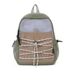 Mochila Pequeña de Color Contrastante Estilo Coreano para Mujer, Bolsa Ligera de Montañismo, Mochila de Senderismo Fitness, Mochila Escolar Pequeña para Senderismo y Ciclismo