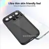 Funda de teléfono negra mate adecuada para Vivo X300 X200FE S50 S19 S30 Promini funda protectora