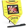 Marco de Fotos de Fútbol Transfronterizo Decoración Temática Deportiva Adornos de Escritorio de Madera Decoración Conmemorativa de Jugador Regalo Manualidades