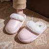 Pantuflas de Algodón para Mujer Otoño e Invierno 2025 Nuevas para Interior Hogar Antideslizantes Cálidas Más Pantuflas de Felpa Zapatos de Algodón para Mujer