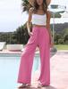 Pantalones de Lino y Algodón de Pierna Ancha de Verano para Mujer, Pantalones de Playa de Pierna Ancha Fluidos con Bolsillos, Pantalones para Dama, Los Más Vendidos en Amazon 2025