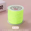 Cuerda Tejida a Mano No. Hilo de Jade 72 Hilos Segmentado Teñido Gradiente Colorido Cuerda de Cinco Colores Hilo para Pulsera DIY Nudo Chino Cuerda Venta al por Mayor
