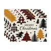 Louça de Natal mais vendida internacionalmente, novos jogos americanos da série boneco de neve e rena, tapetes resistentes ao calor, linho Amazon