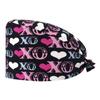Amazon lindo lindo pequeño fresco estampado gorro de enfermera algodón mascota gorro quirúrgico departamento de anestesia unidad de cuidados intensivos sombrero