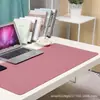 Alfombrilla de ratón grande de un solo lado para mesa, alfombrilla de cuero PVC, alfombrilla para escritorio de estudio, alfombrilla de ratón grande, se puede hacer logo