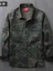 Camisas Casuais Elásticas Camufladas para Primavera e Outono, Roupas de Trabalho, Uniformes Camuflados, Vestuário de Proteção ao Trabalhador, Roupas de Trabalho Resistentes ao Desgaste para Reparo Automotivo, Camisas Casuais de Manga Longa