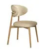 Silla de Comedor Minimalista Nórdica, Lujo Ligero para Uso Doméstico, Silla de Comedor Moderna para Hotel con Respaldo, Silla de Restaurante de Ocio con Respaldo, Silla de Moda