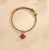 Pulseira de Corda Colorida do Festival do Barco Dragão Corda Vermelha Tecida à Mão Infantil Bebê Pequeno Zongzi Corda de Mão Presente de Lote Festival de Maio