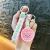 Lindo Llavero Colgante de Raqueta de Tenis, Encanto de Bolso Moderno y Adorable, Llavero de Coche, Pequeño Regalo al por Mayor