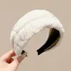 Diadema retro de ala ancha con lunares, adecuada para frentes amplias, para lavarse la cara, uso diario, versátil, ligera y que irradia una vibra lujosa y sofisticada