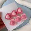 Grampo de Cabelo Infantil Fofo Rosa Laço Pequeno Presilha de Cabelo Franja Fofa Lateral Bico de Pato Acessório de Cabelo Dopamina Feminino