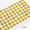 Dongzhou K9 Traga Riqueza e Tesouro Ovo de Pombo de Cristal Dourado Nail Art Diamante Pedra de Açúcar Quadrado Especial Formato Fundo Pontiagudo Coleção de Diamantes Ornamento de Diamante para Unhas