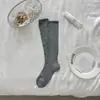 Meias Cano Alto Vazadas em Renda Estilo Ballet Feminino, Meias Soltas Versáteis de Cor Sólida Estilo Coreano Finas para Primavera e Verão, Meias Longas Sem Costura