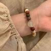 Traje de Pulsera Mejor Amigo de Pareja Caliente Diseño Nicho Retro para Mujer Pulsera Estética China para Hombre y Mujer