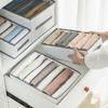 Caja organizadora divisoria artifacto de almacenamiento de ropa para pantalones plegable de tablero de PP caja de almacenamiento transparente para armario de noche de dormitorio