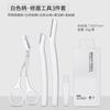 Set de Recortador de Cejas Listo para Usar de 3 Piezas, Set de Tijeras y Peine para Cejas, Recortador de Cejas Macro Seguro, Recortador de Cejas de Acero Inoxidable