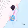 Decoración de Pastel Temporada de Graduación 2026 Mochila para Niños y Niñas Topper Acrílico "Surcando Vientos y Olas, Futuro Prometedor" Topper para Pastel