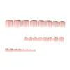 Piezas Sencillas para Uñas de los Pies, Piezas para Uñas de los Pies Portables de Venta Caliente en Comercio Exterior, Uñas Cuadradas Cortas, Uñas Portables, Piezas para Uñas de los Pies de Manicura al por Mayor