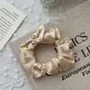 Nudo para Cola de Caballo Coreano de Alta Elasticidad, Accesorio para el Cabello Pequeño Sencillo y de Moda con Pedrería, Banda Suave para Moño