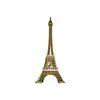 Enfeites de Metal Personalizados Estilo Europeu Retrô Torre Eiffel, Decorações Criativas para Gabinete de Vinho em Casa, Enfeites Arquitetônicos de Metal