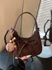 2026 Nuevo Bolso de Mano de Ante y Felpa Otoño Retro para Mujer, Bolso de Hombro Único Transversal de Alta Gama con Sentido de Meilade para el Trabajo