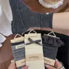 Calcetines de mujer hasta la pantorrilla estilo ballet, calcetines de algodón para primavera y otoño, estilo coreano y japonés, color liso, encaje, moño coqueto, calcetines apilados