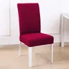 Funda de Silla Universal de una Pieza Simple Personalizada Funda de Taburete Tela Elástica Funda de Silla de Comedor Funda de Respaldo de Silla de Hotel