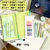 Estojo de malha transparente com zíper, design estiloso, conjunto de papelaria transfronteiriço, perfeito para volta às aulas, material escolar de estudante e como presente de recompensa