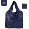 Bolsa de Compras Dobrável de Desenho Animado de Fábrica Tamanho Grande Sacola de Supermercado Dobrável Sacola de Presente Ecológica Bolsa de Ombro para Compras