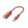 Cable Adaptador OTG Transfronterizo es Adecuado para Teléfonos Móviles, Computadoras, Memorias USB, Adaptador de Datos Tipo-C a USB 2.0