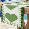 Fornecedor da Fábrica Fornece Bandeirinhas de Mesa para o Dia de São Patrício, Impressão em Tecido para Decoração de Casa, Toalhas de Mesa Térmicas, Atacado Multicor e Multiestilo