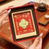 Adorno Dorado de Lámina de Oro 999 "Hazte Rico Pronto", Placa Dorada, Promoción de Eventos Corporativos, Regalo Dorado, Regalo de Vacaciones