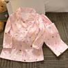 Pijamas de Algodón Nube para Niñas Primavera y Verano Manga Larga Algodón Nube Princesa Niñas 2025 Nuevo Otoño Ropa para el Hogar