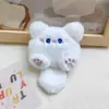 Muñeco de Peluche Gatito Lindo de Dibujos Animados que Chilla Colgante Broche de Gato DIY Accesorios para el Cabello Accesorios para Ropa