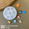 Molde de Silicona para Fondant de Yeso Hecho a Mano DIY Molde de Pegamento Estilo Marino Estrella de Mar Concha Animal Marino Delfín Piedra