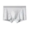 Novo Estilo 60 Peças Algodão de Xinjiang Sem Costura Estampado Roupa Íntima Masculina 10A Antibacteriana Respirável Boxer Cintura Média Roupa Íntima 100% Algodão