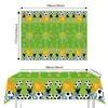 Toalha de Mesa Pe Grama Verde Novo Produto Transfronteiriço Festa de Aniversário Decoração de Festa Toalha de Mesa Descartável À Prova d'Água e de Óleo Tamanho Grande