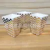 Caixas de Pipoca para Aniversário e Feriados, Várias Cores, Baldes de Papel, Caixas de Papel, Copos de Pipoca, Caixas de Embalagem Descartáveis para Pipoca, Estampagem Dourada