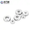 Tuerca de Acero Inoxidable 304 Guanjijie de Apriete Manual con Cabeza Plana Ampliada, Rosca Interna Fina, Tapa de Tornillo de Ajuste Moleteada M3-M10