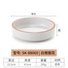 Platos de Melamina, Platos de Plástico para Cangrejos de Restaurante, Platos Redondos, Platos de Bol para Arroz Comerciales, Vajilla de Imitación Porcelana, Lujo Ligero