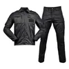 Conjunto de Uniforme Tático de Treinamento ao Ar Livre Masculino, Manga Longa, Múltiplos Bolsos, Roupa de Trabalho Durável, Traje Camuflado para Comércio Transfronteiriço